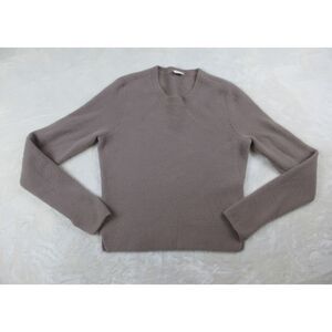 Abercrombie & Fitch Sweater‎ Womens Medium Brown Soft AF Cropped Pullover Ladies